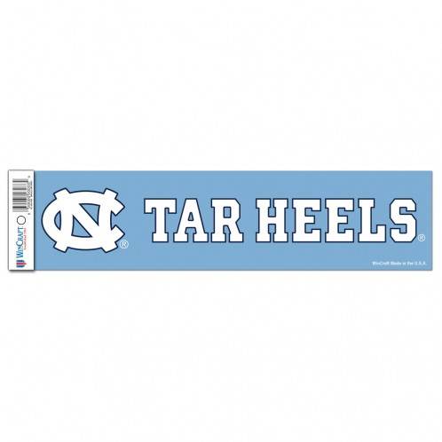 North Carolina Tar Heels Decal Bumper Strip 3x12 Inches - ToylandEU