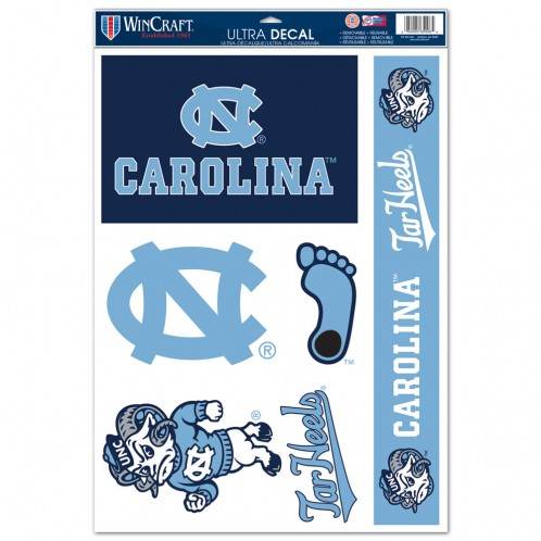 North Carolina Tar Heels Decals 11x17 Multi Use Licensed - ToylandEU
