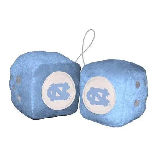  North Carolina Tar Heels Fuzzy Dice With Embroidered Logo -  ToylandEU™
