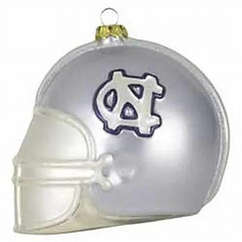  North Carolina Tar Heels Glass Helmet Ornament 3 Inch -  ToylandEU™