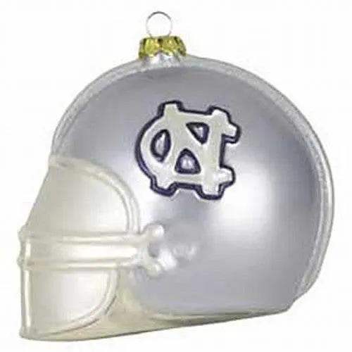 North Carolina Tar Heels Glass Helmet Ornament 3 Inch - ToylandEU