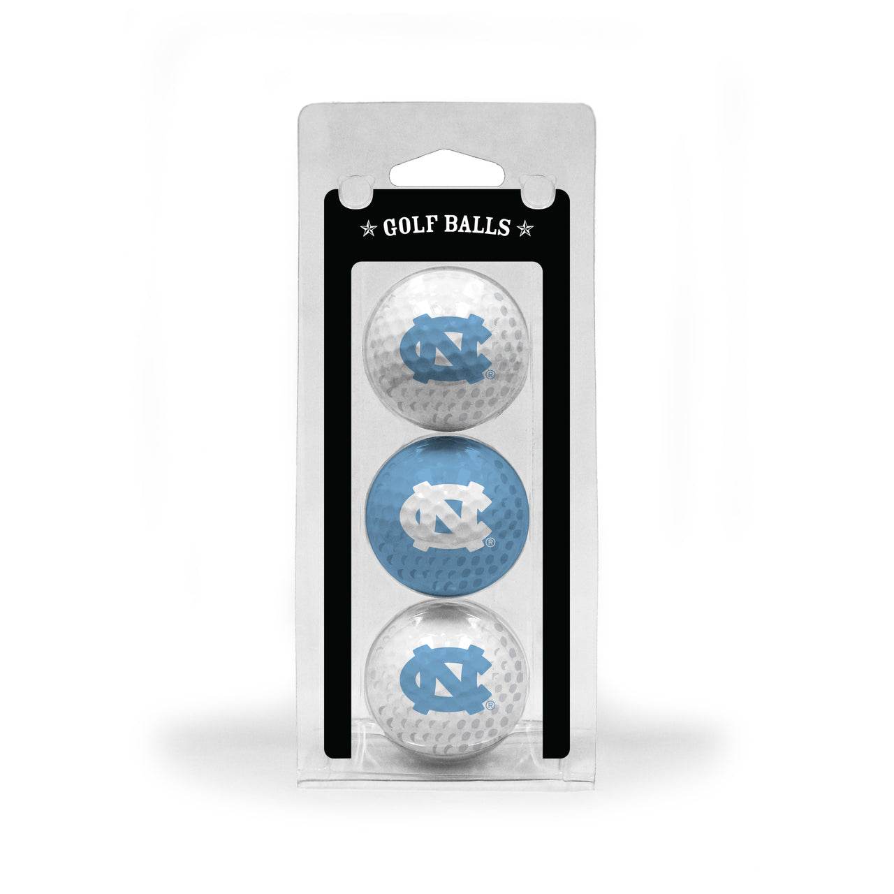 North Carolina Tar Heels Golf Balls Three Pack With Logo - ToylandEU