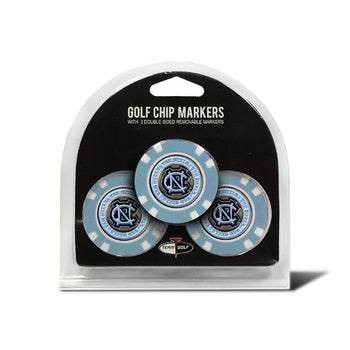 North Carolina Tar Heels Golf Chip With Marker 3 Pack - ToylandEU