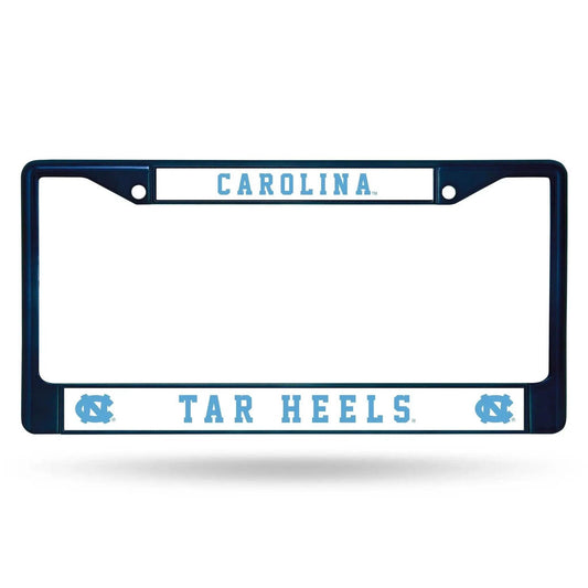  North Carolina Tar Heels License Plate Frame Metal Navy -  ToylandEU™