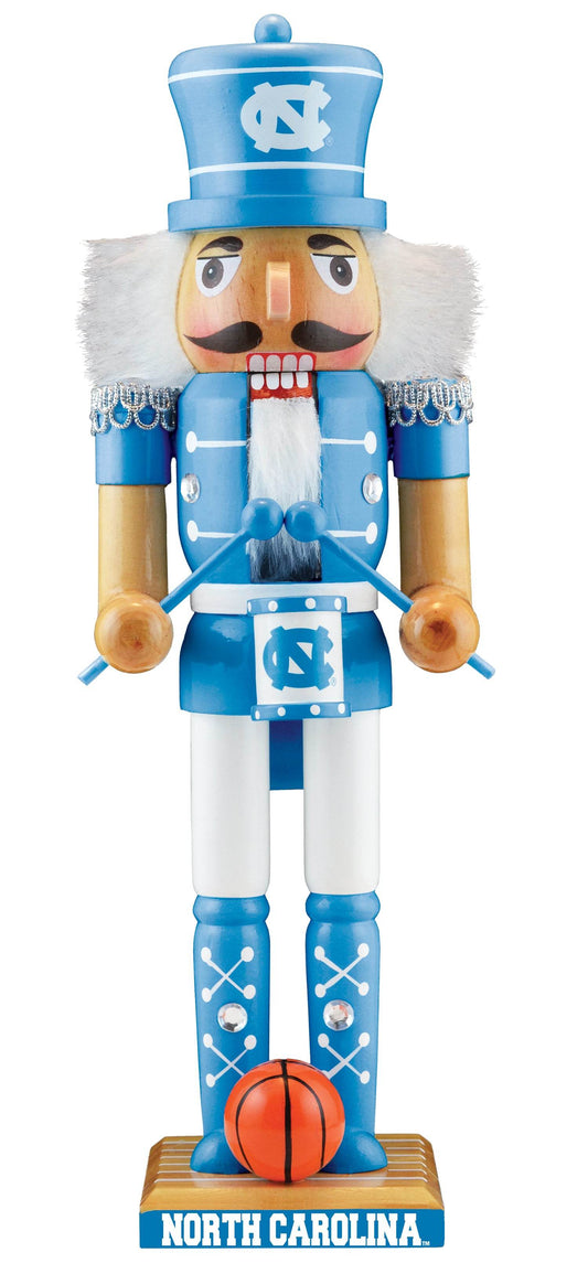 North Carolina Tar Heels Nutcracker Solid Wood Figurine - ToylandEU