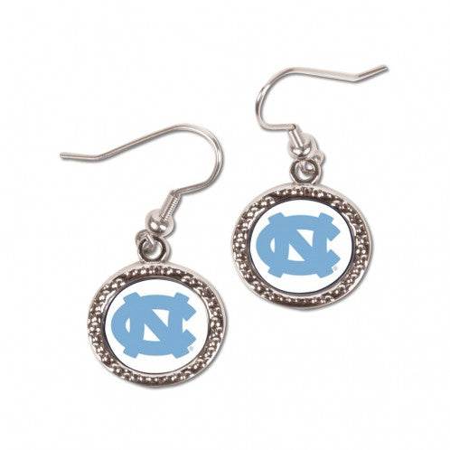 North Carolina Tar Heels Round Style Earrings Licensed - ToylandEU
