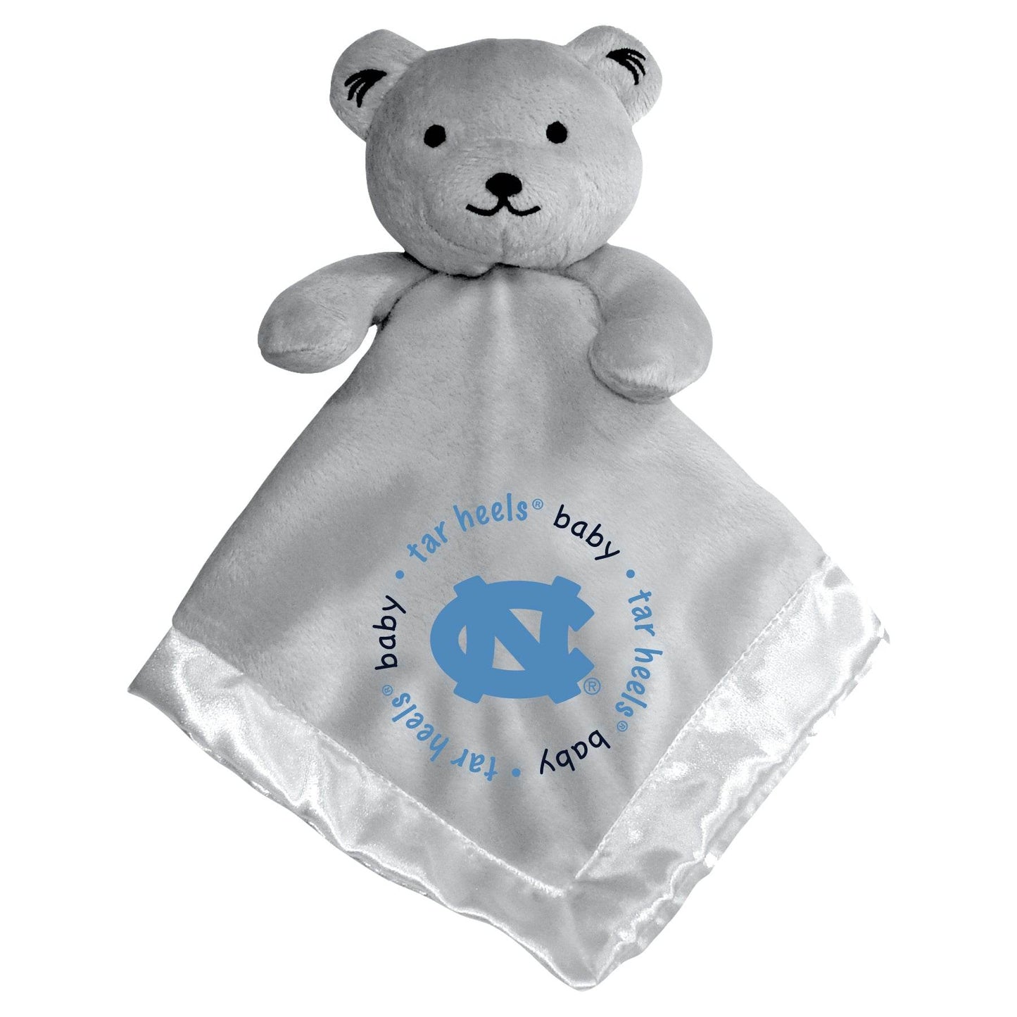 North Carolina Tar Heels Security Plush Bear Gray Satin - ToylandEU