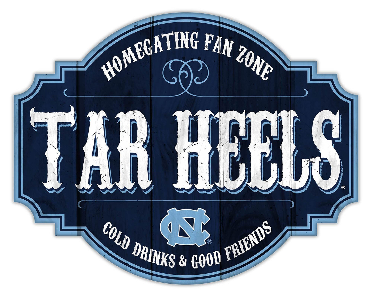 North Carolina Tar Heels Sign 12 Inch Homegating Tavern - ToylandEU