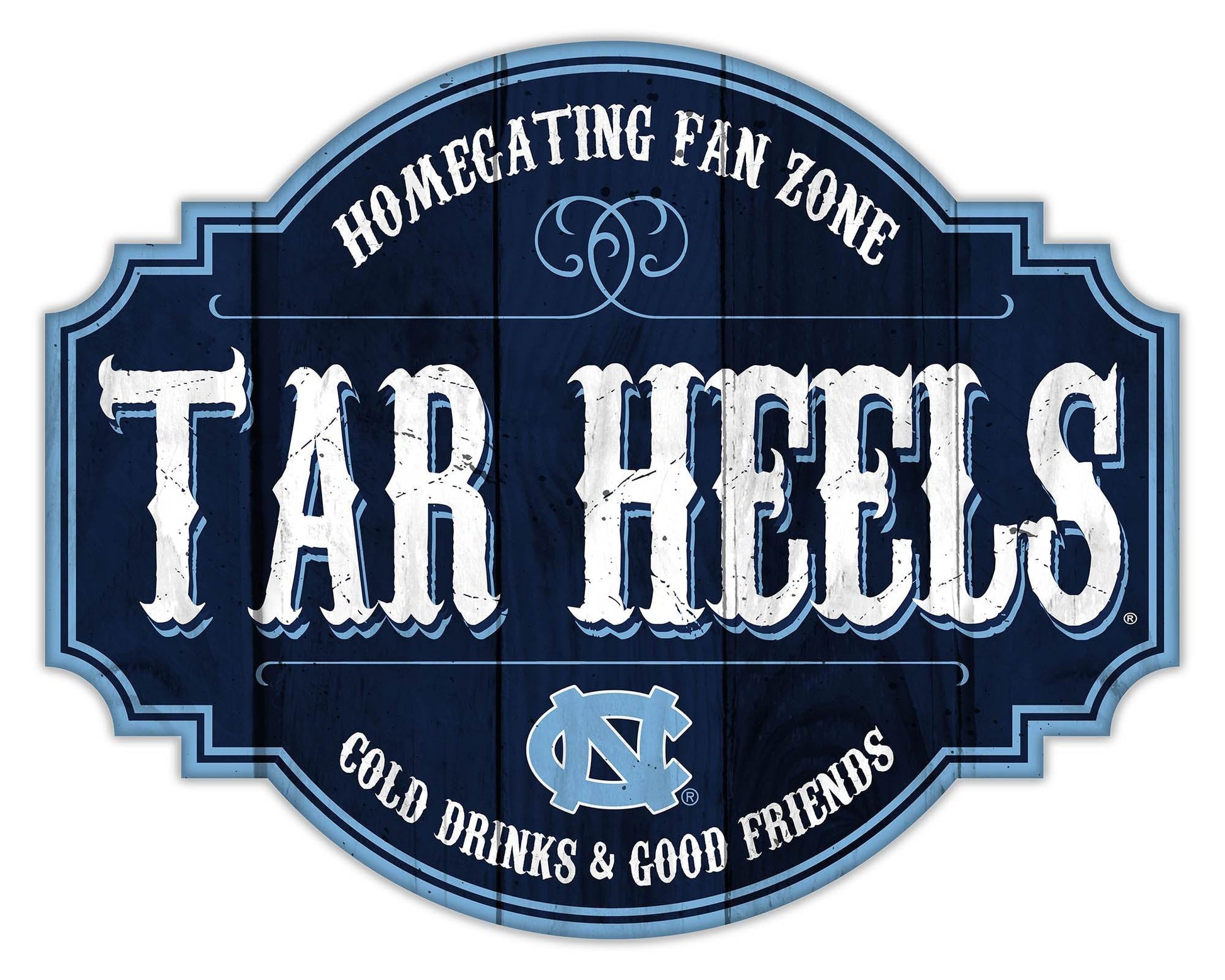 North Carolina Tar Heels Sign 12 Inch Homegating Tavern - ToylandEU
