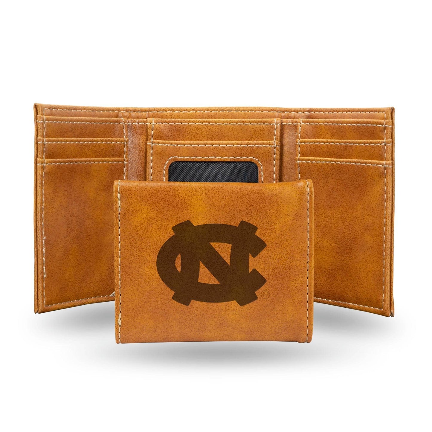 North Carolina Tar Heels Trifold Wallet Laser Engraved - ToylandEU