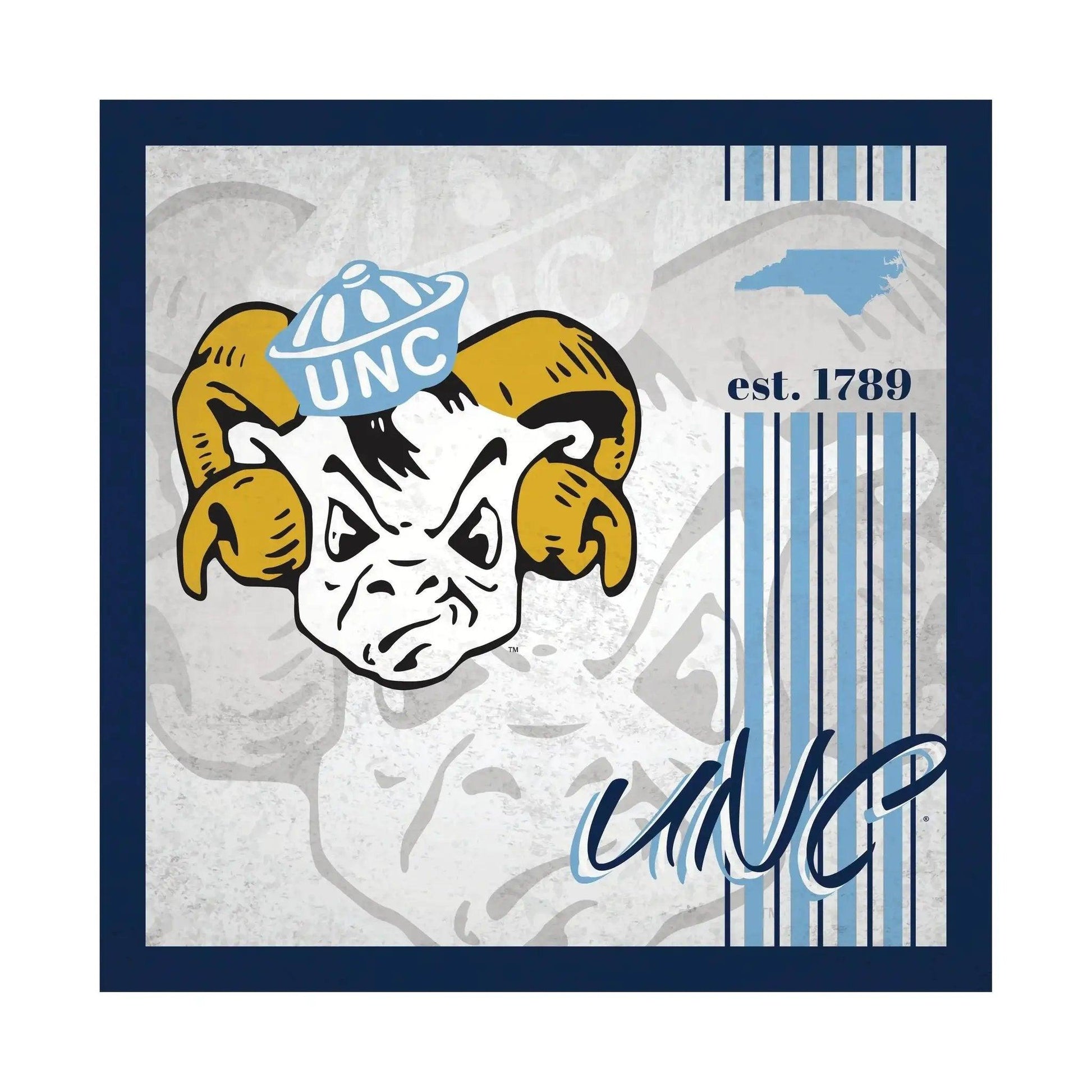  North Carolina Tar Heels Wood Sign 10x10 Album Design -  ToylandEU™