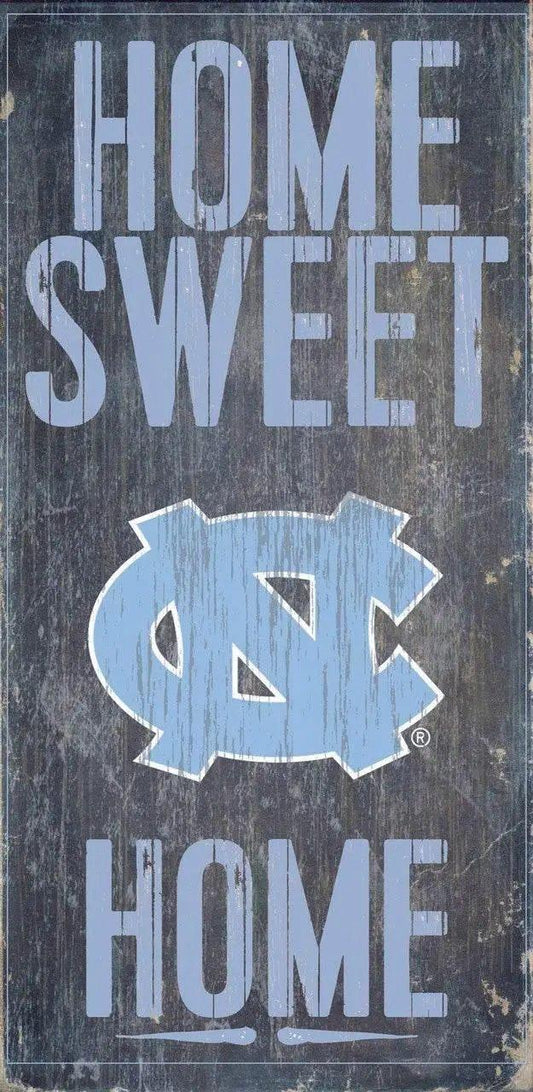 North Carolina Tar Heels Wood Sign Home Sweet Home 6x12 -  ToylandEU™
