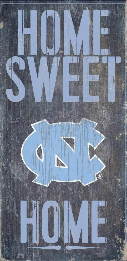  North Carolina Tar Heels Wood Sign Home Sweet Home 6x12 -  ToylandEU™