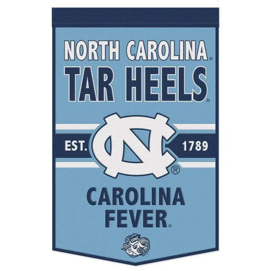  North Carolina Tar Heels Wool Banner 24x38 Dynasty Slogan -  ToylandEU™