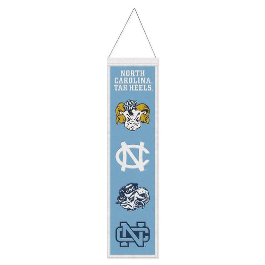  North Carolina Tar Heels Wool Banner 8x32 Embroidered -  ToylandEU™