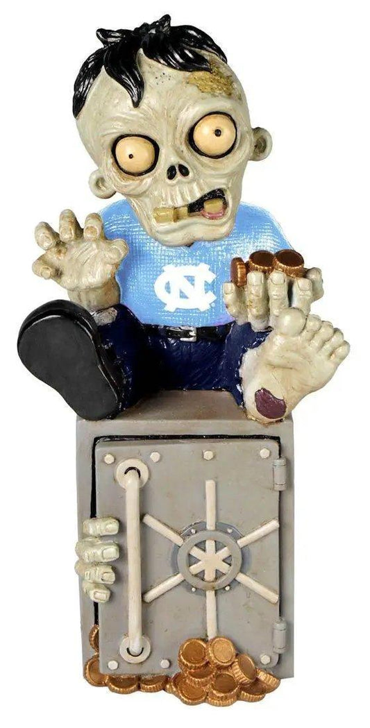  North Carolina Tar Heels Zombie Figurine Bank Resin -  ToylandEU™