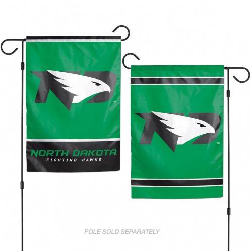 North Dakota Fighting Hawks Garden Flag 12x18 Two Sided - ToylandEU