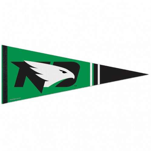 North Dakota Fighting Hawks Pennant 12x30 Premium Style - ToylandEU
