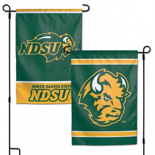 North Dakota State Bison Flag 12x18 Garden Style 2 Sided - ToylandEU