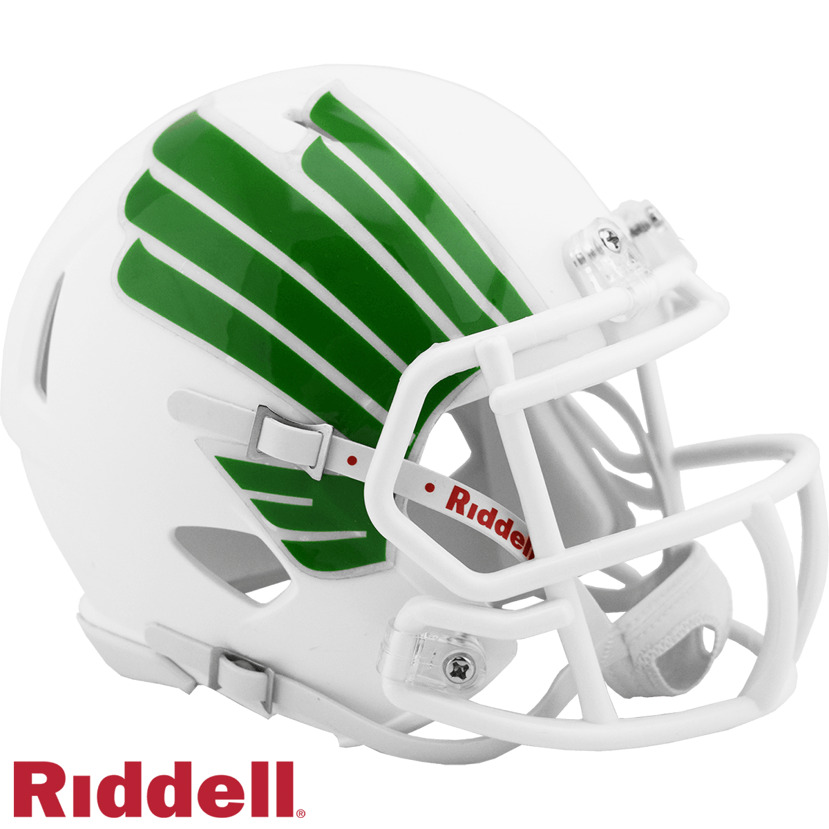 North Texas Mean Green Riddell Mini Speed Helmet White - ToylandEU