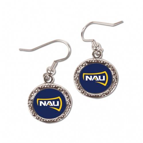 Northern Arizona Lumberjacks Earrings Round Style Licensed - ToylandEU