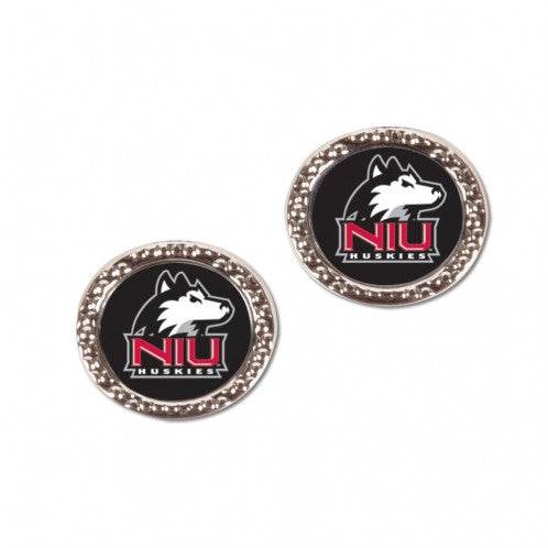 Northern Illinois Huskies Earrings Post Style Special Order - ToylandEU