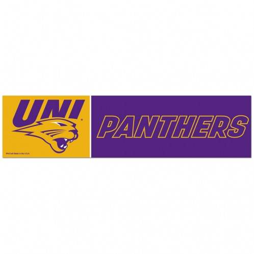 Northern Iowa Panthers Decal 3x12 Bumper Strip Style - ToylandEU