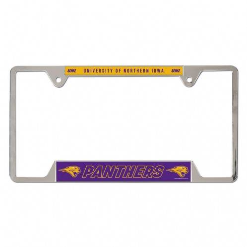 Northern Iowa Panthers Metal License Plate Frame Special - ToylandEU