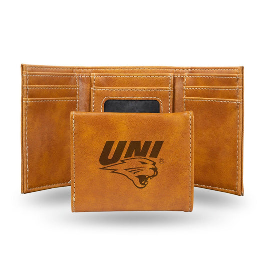 Northern Iowa Panthers Trifold Wallet Laser Engraved - ToylandEU