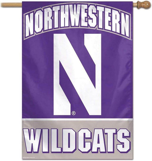 Northwestern Wildcats Banner 28x40 Vertical Special Order - ToylandEU