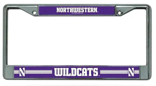  Northwestern Wildcats Chrome License Plate Frame Durable -  ToylandEU™
