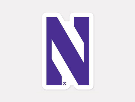 Northwestern Wildcats Decal 4x4 Perfect Cut Color Sticker - ToylandEU
