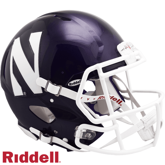 Northwestern Wildcats Riddell Authentic Speed Helmet Purple - ToylandEU