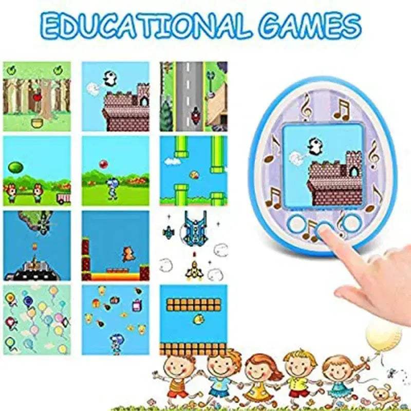 Nostalgic Tamagotchi Style Virtual Pet Toy With HD Color Screen - ToylandEU