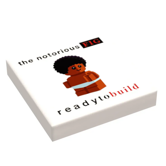  Notorious FIG, Ready to Build Music Album Cover (2x2 Tile) made using LEGO parts - B3 Customs -  ToylandEU™