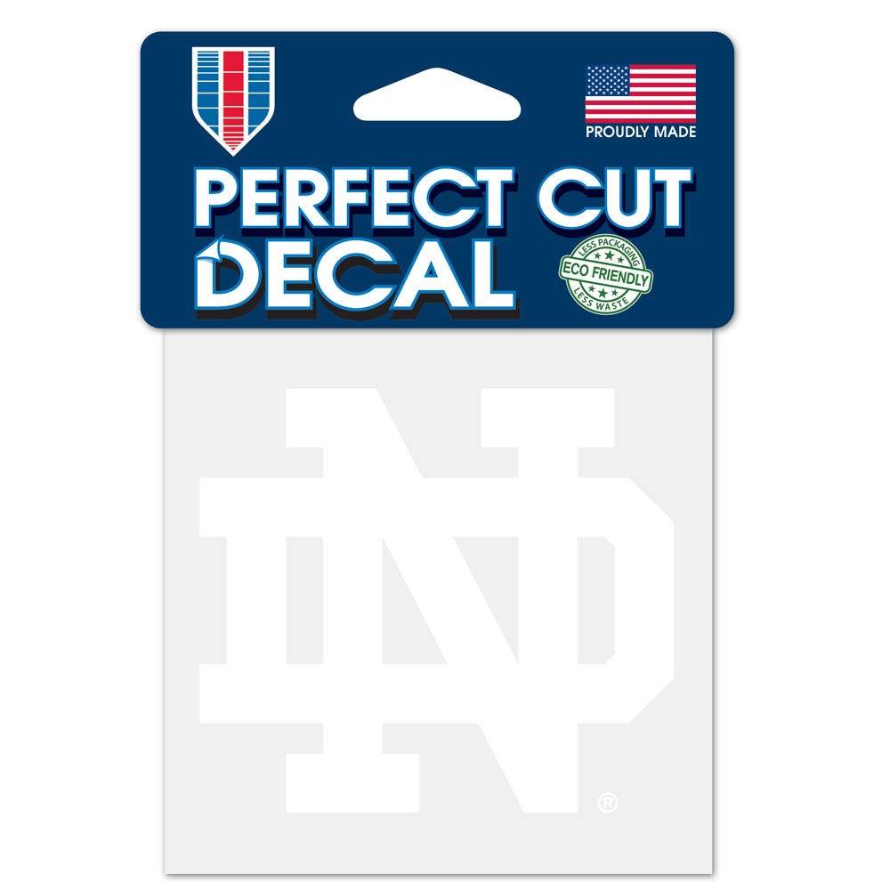 Notre Dame Fighting Irish 4x4 White Decal Perfect Cut - ToylandEU