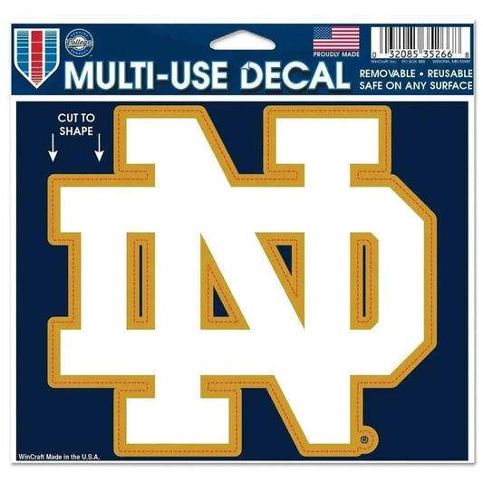  Notre Dame Fighting Irish Decal 5x6 Multiuse Logo Cling -  ToylandEU™