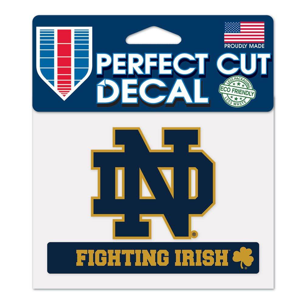Notre Dame Fighting Irish Decal Perfect Cut Color Outdoor - ToylandEU
