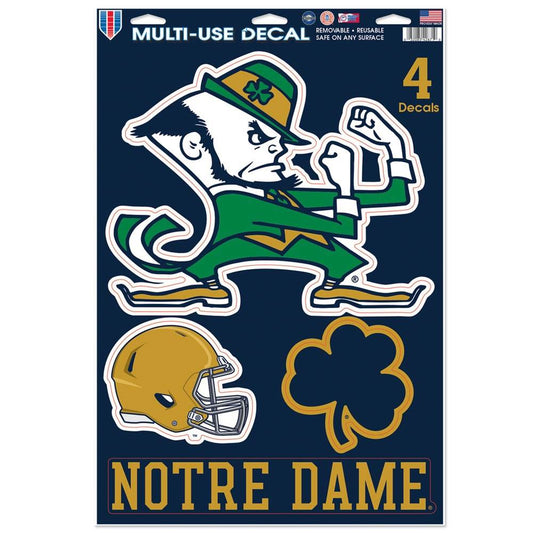 Notre Dame Fighting Irish Decals WinCraft Multi Use 11x17 - ToylandEU