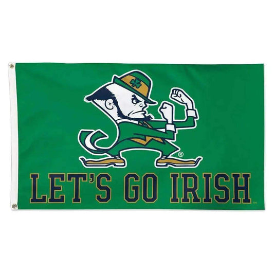  Notre Dame Fighting Irish Deluxe 3x5 Flag Leprechaun Design -  ToylandEU™