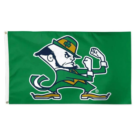  Notre Dame Fighting Irish Flag 3x5 Deluxe Leprechaun Green -  ToylandEU™