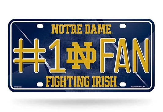  Notre Dame Fighting Irish License Plate Number 1 Fan -  ToylandEU™