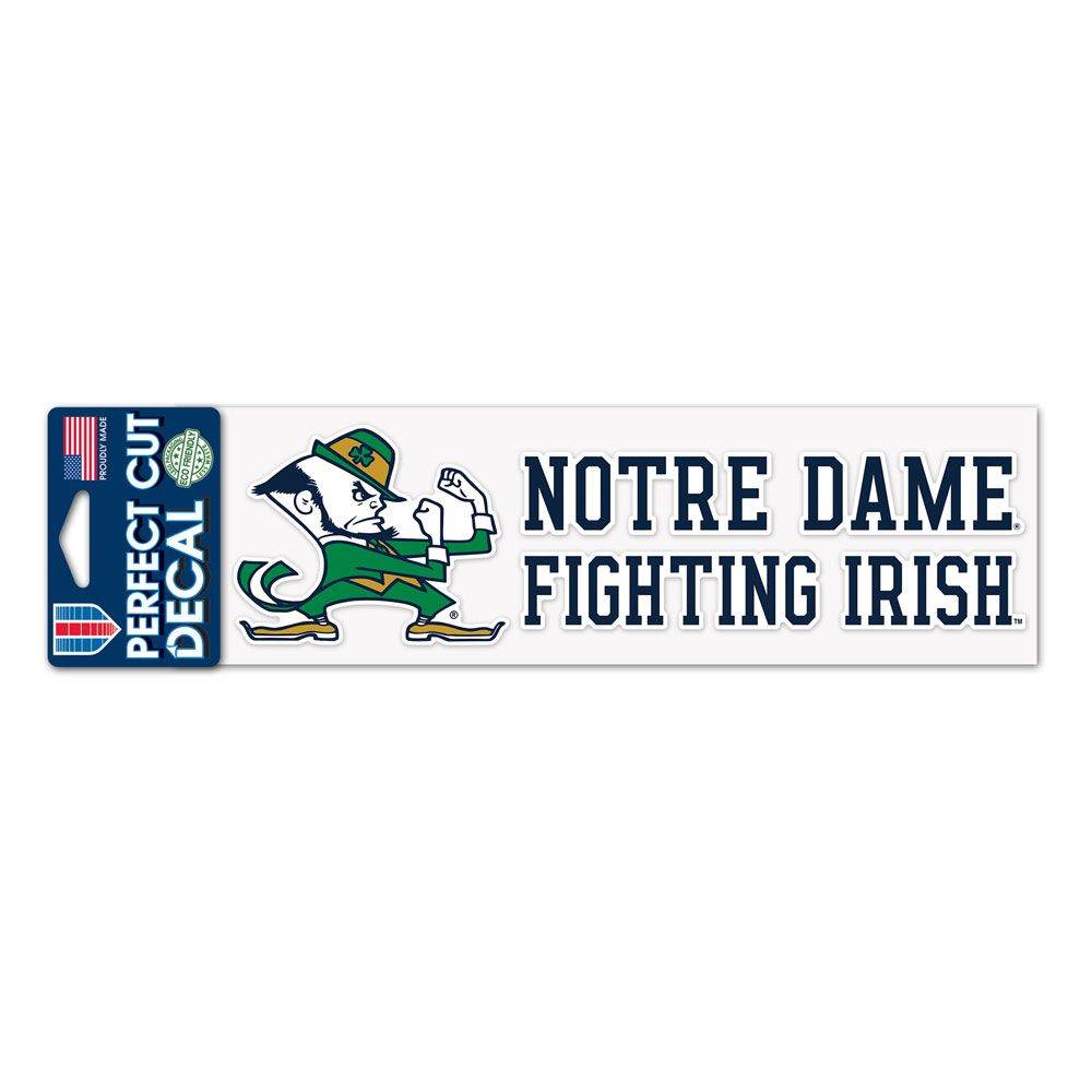 Notre Dame Fighting Irish Outdoor Vinyl Decal 3x10 Wordmark - ToylandEU
