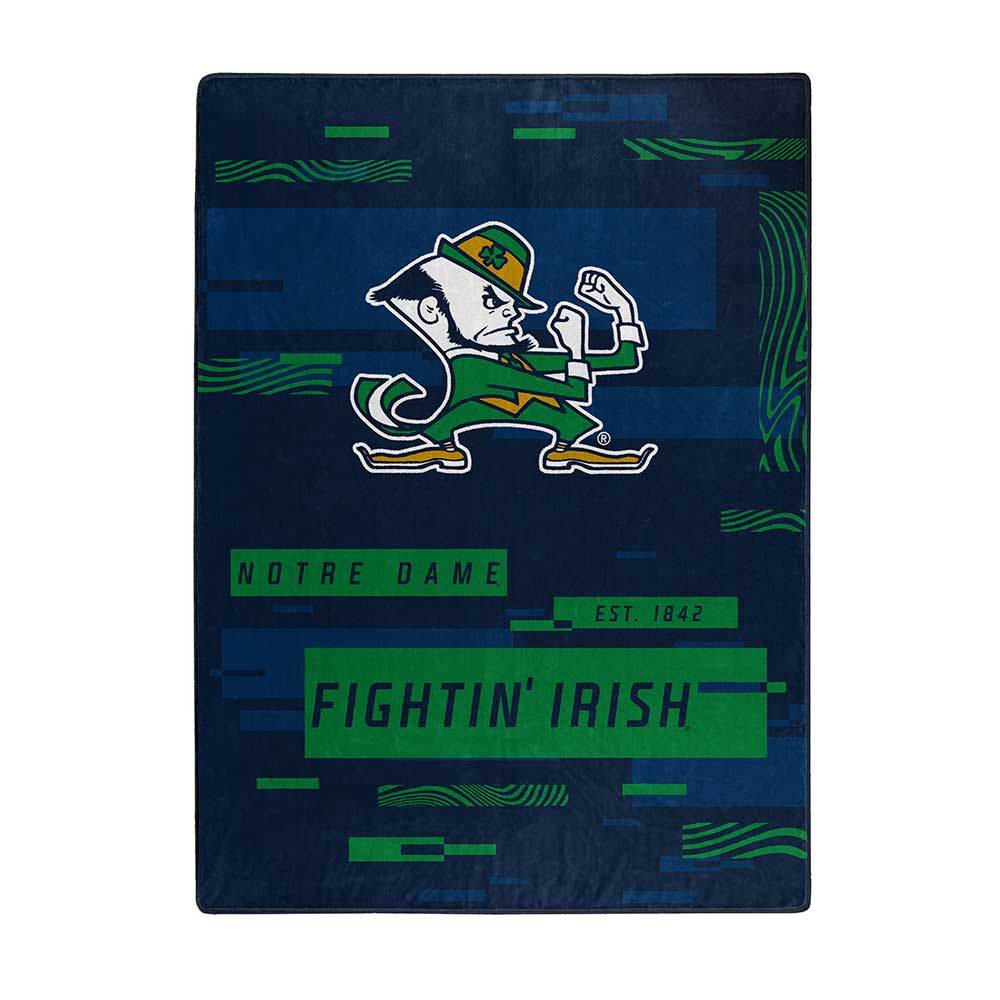 Notre Dame Fighting Irish Raschel Blanket 60x80 Digitize - ToylandEU