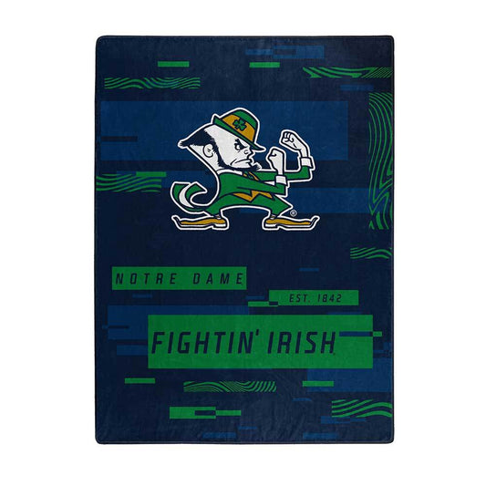 Notre Dame Fighting Irish Raschel Blanket 60x80 Digitize - ToylandEU