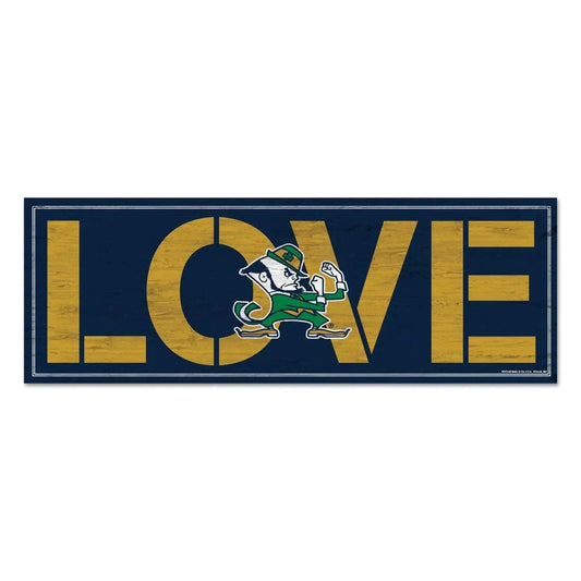  Notre Dame Fighting Irish Wood Sign Love 8x23 Inches Decor -  ToylandEU™