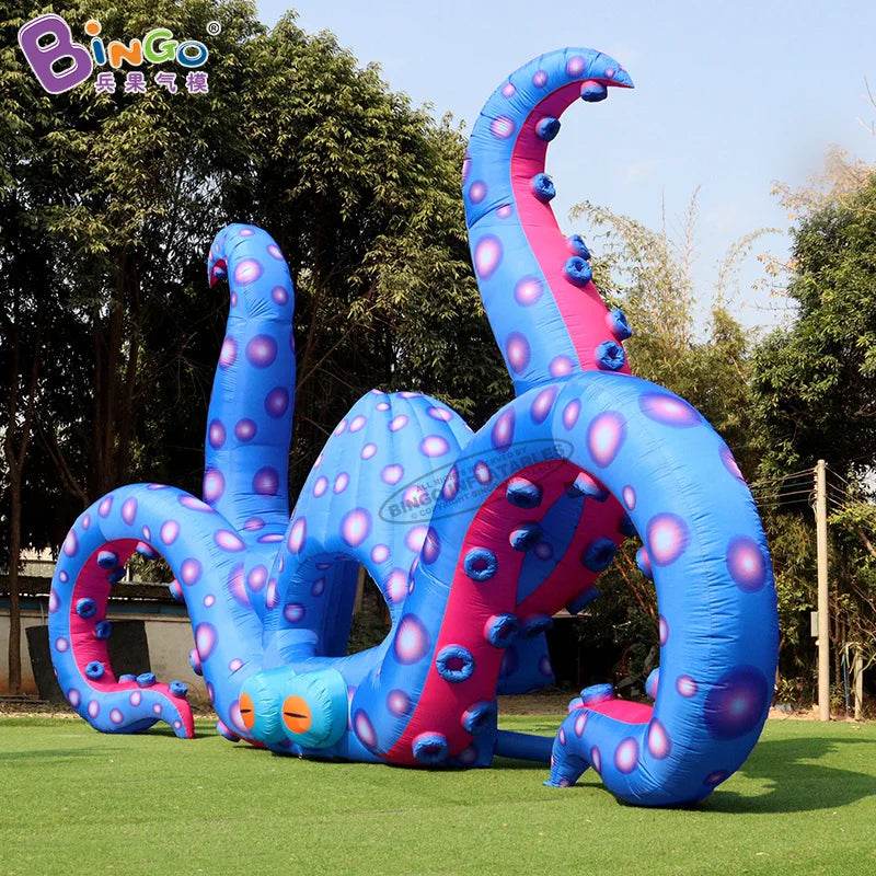 Novel 8x2x5 Meters Giant Inflatable DJ Octopus Booth Balloon - ToylandEU