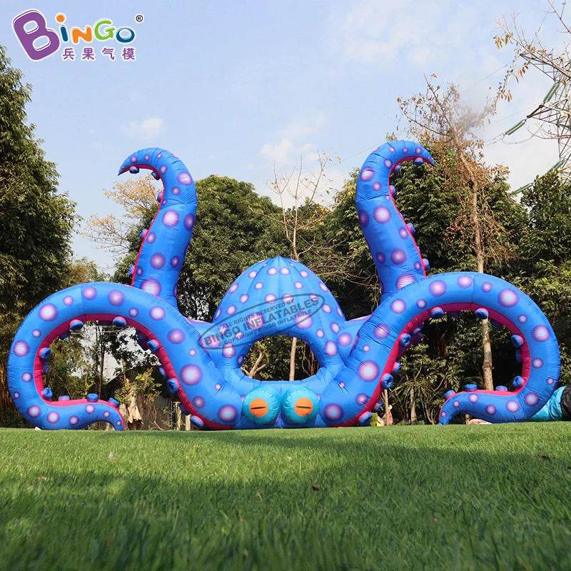 Novel 8x2x5 Meters Giant Inflatable DJ Octopus Booth Balloon - ToylandEU