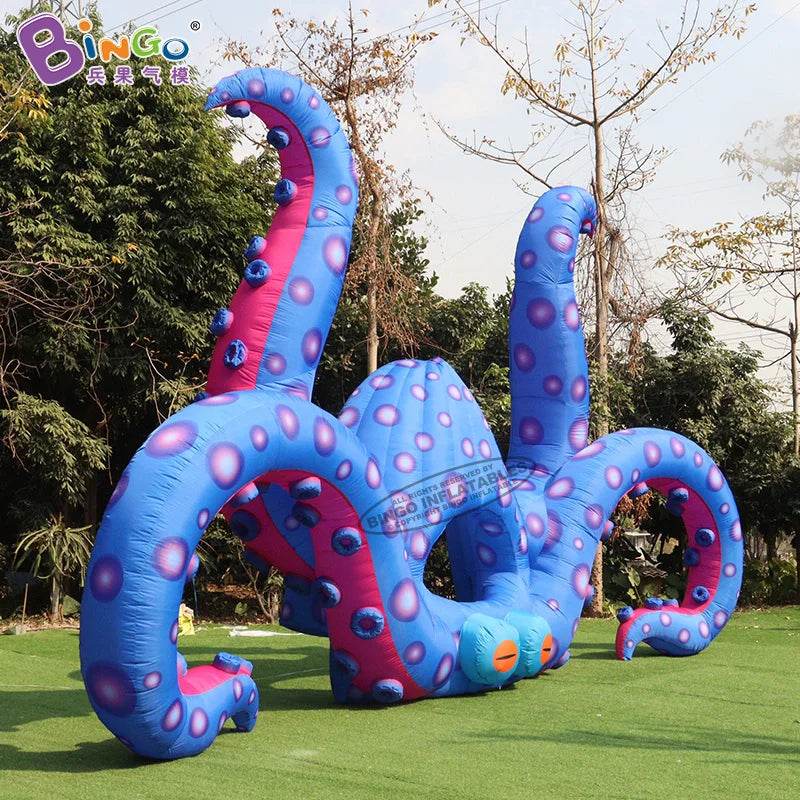 Novel 8x2x5 Meters Giant Inflatable DJ Octopus Booth Balloon - ToylandEU