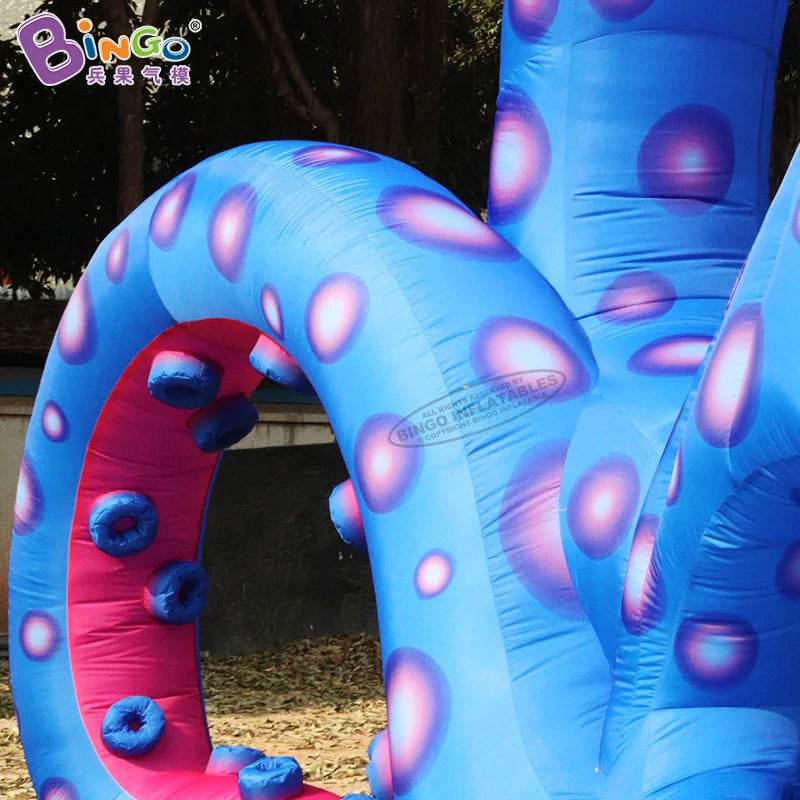 Novel 8x2x5 Meters Giant Inflatable DJ Octopus Booth Balloon - ToylandEU